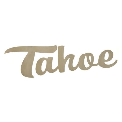 Tahoe Pontoon Boat Logo Decal by Tahoe
