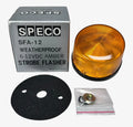 Speco Saf-12, Weather Proof Amber Strobe Flasher 12V