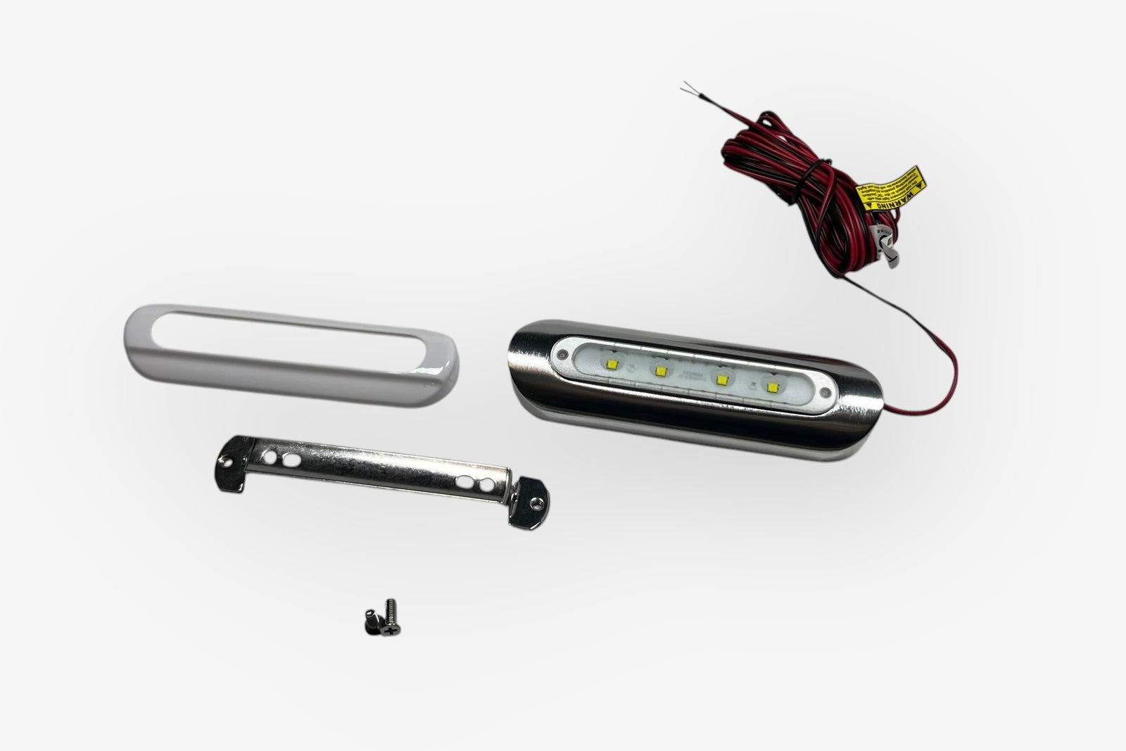 Taco Marine F38-8800 4 Led Deck Light, Aluminum Housing, 12V - 28V,