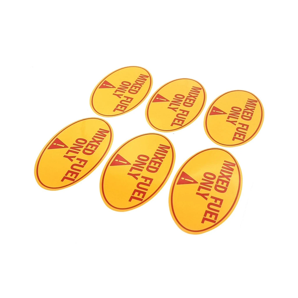 Mixed Fuel Only Sticker for Outdoor Power Equipment
