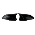 2*glossy Black Exterior Rear View Mirror Trim Cover For Hyundai