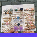 Pearl Hair Clips Plastic Resin