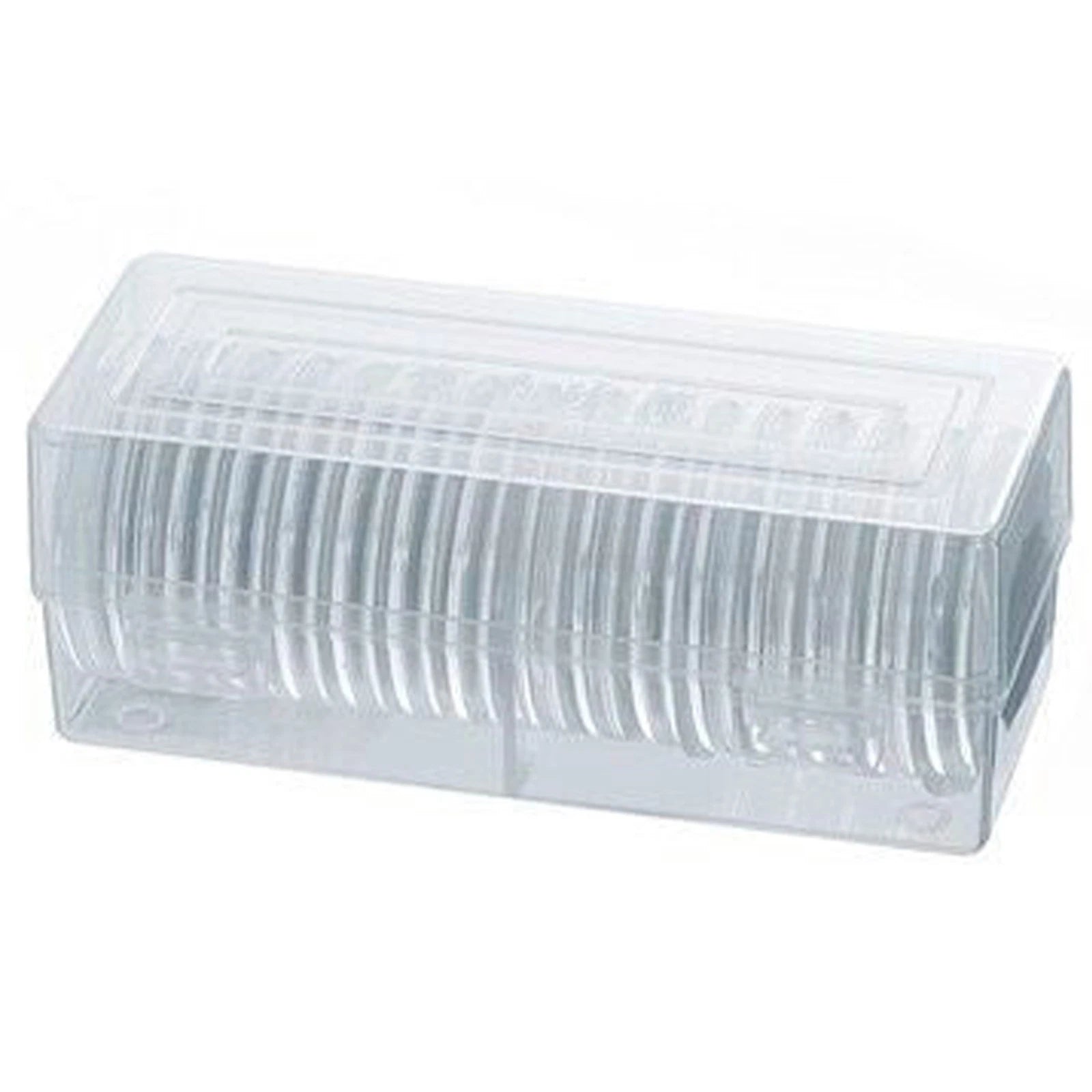Clear Coin Capsule Display Storage Box 46mm Collection Holder