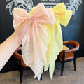 Large Bow Clip Soft Fabric for Weddings