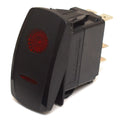 Carling On/Off Contura V Boat Rocker Switch | Blank 4 Spade 12 VoltOpe