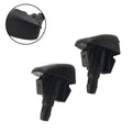 2pcs Windshield Wiper Washer Nozzle Abs Plastic Aftermarket