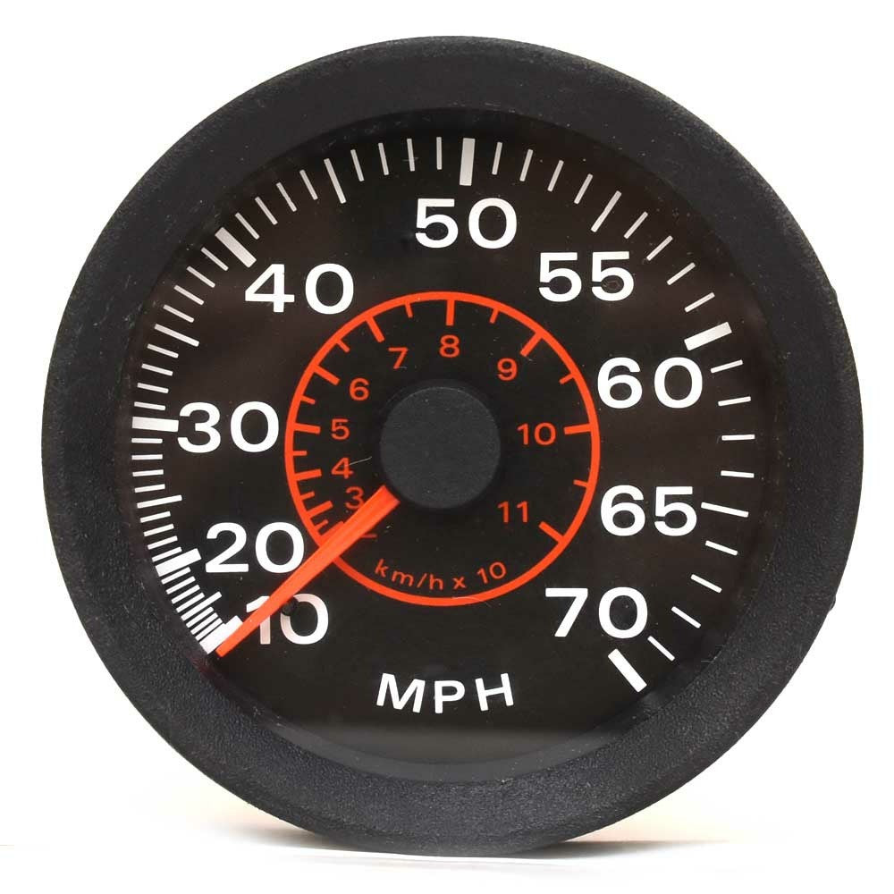 OMC Marine Boat Speedometer Gauge 10-70 MPH 3 1/4 Inch by OMC