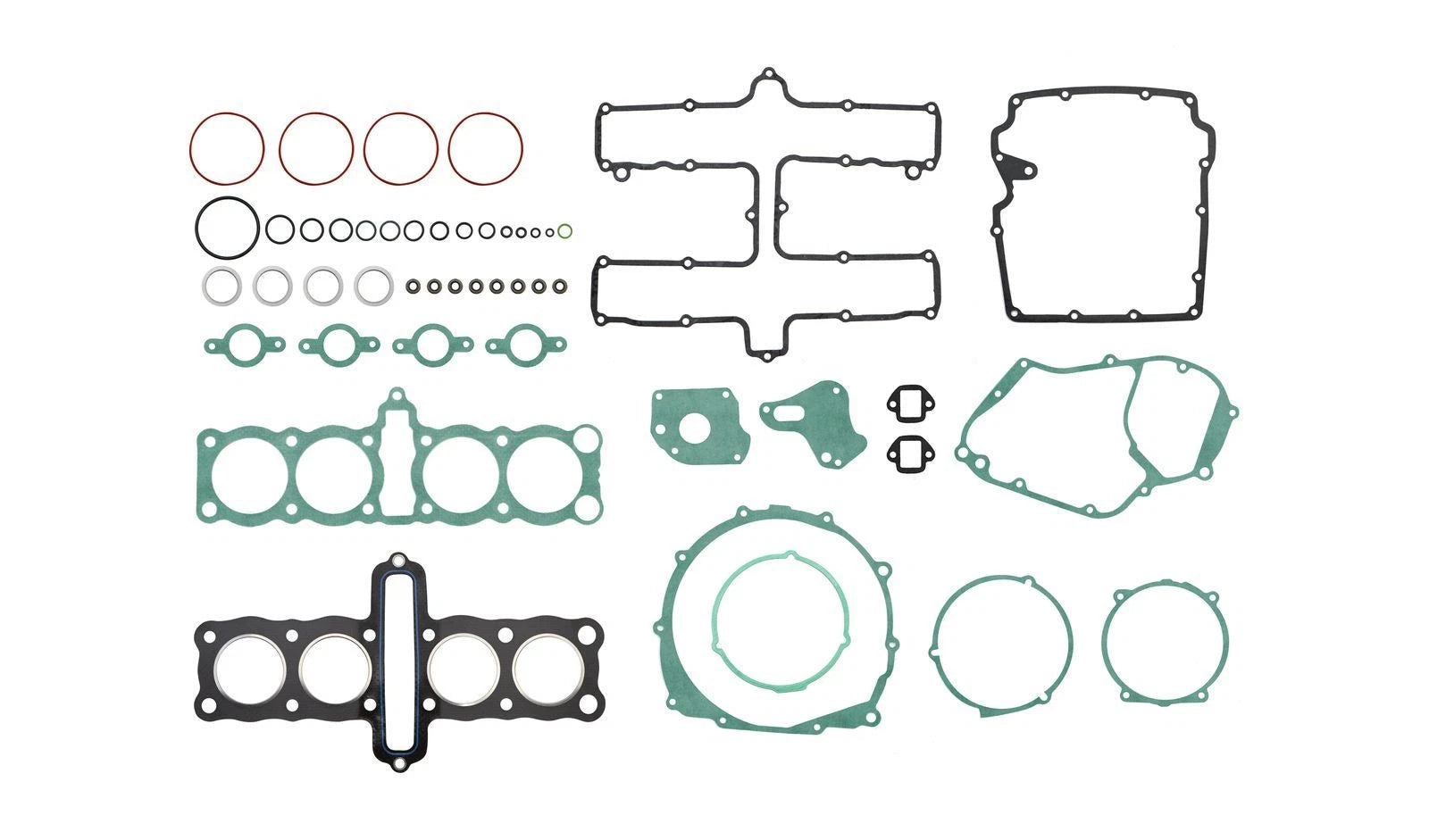 Centauro Full Gasket Set For Yamaha Xj650 4ko Paper Rocker Cover