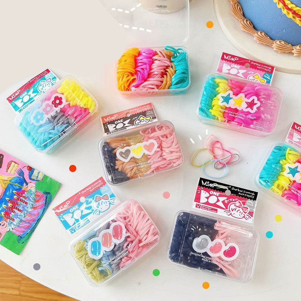 Colorful Rubber Band Headbands