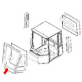 418-925-3540 Center Windshield For Komatsu Loader Wa250pt-5l