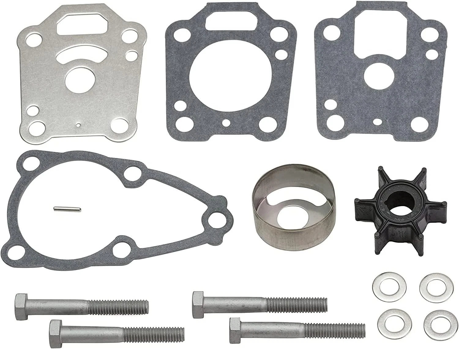Mercury Outboards 4 5 6 Hp Water Pump Impeller Kit 16159a03 16159t01