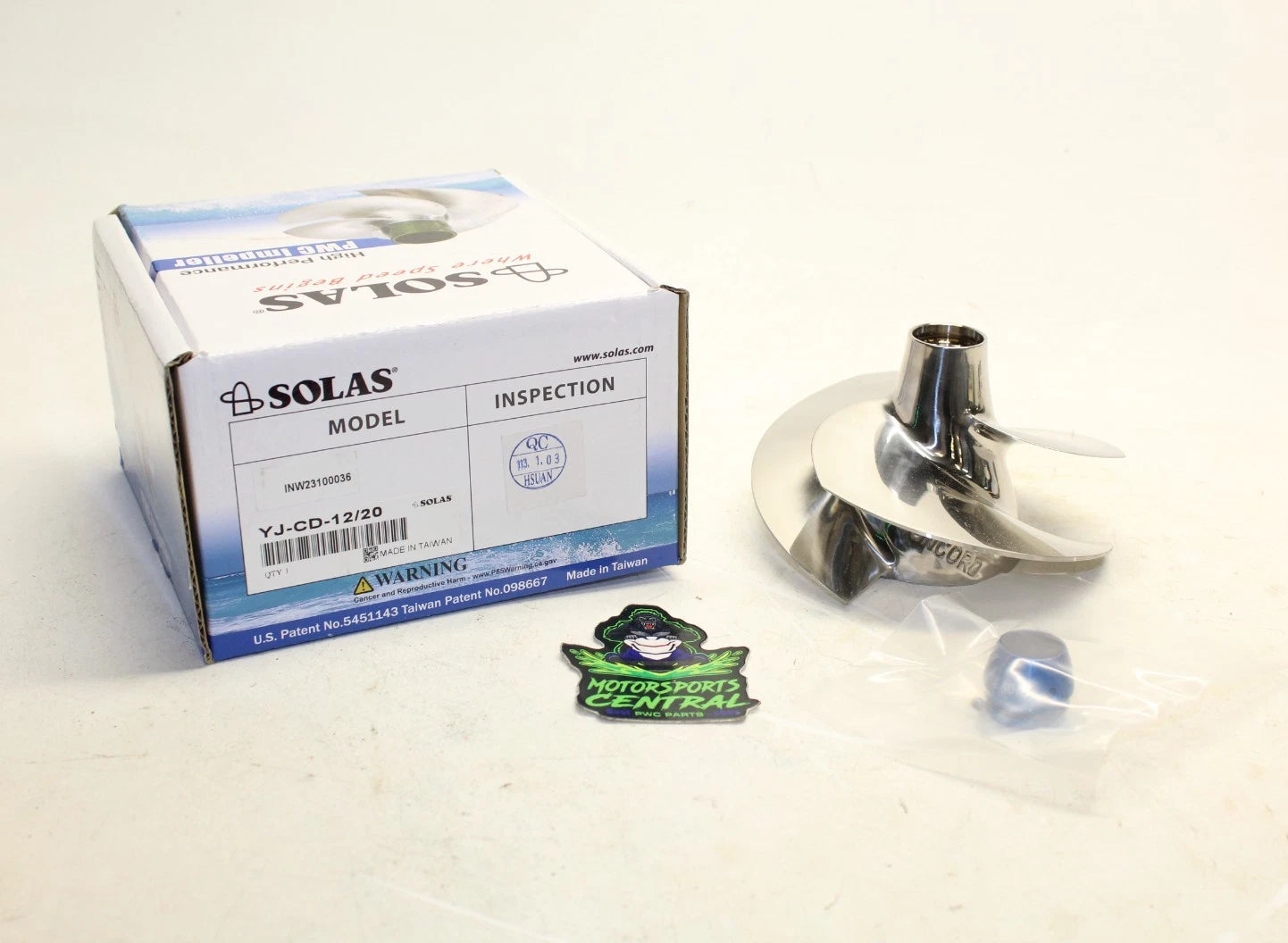 Yamaha Waverunner Solas 144mm Impeller Yj-cd-12/20 Ex Sport Deluxe
