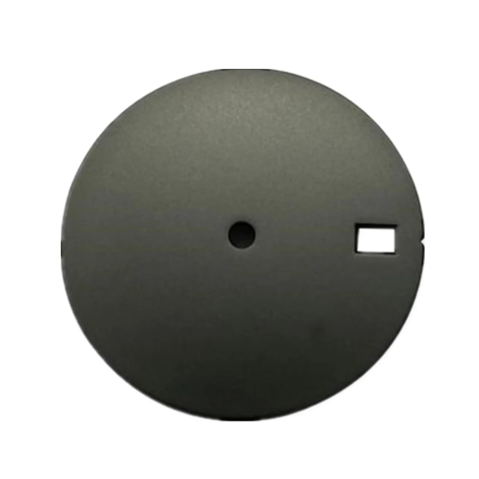 28.5mm Brass Black Watch Dial Plate Date @ 3.8 For Nh35 4r35 6r15