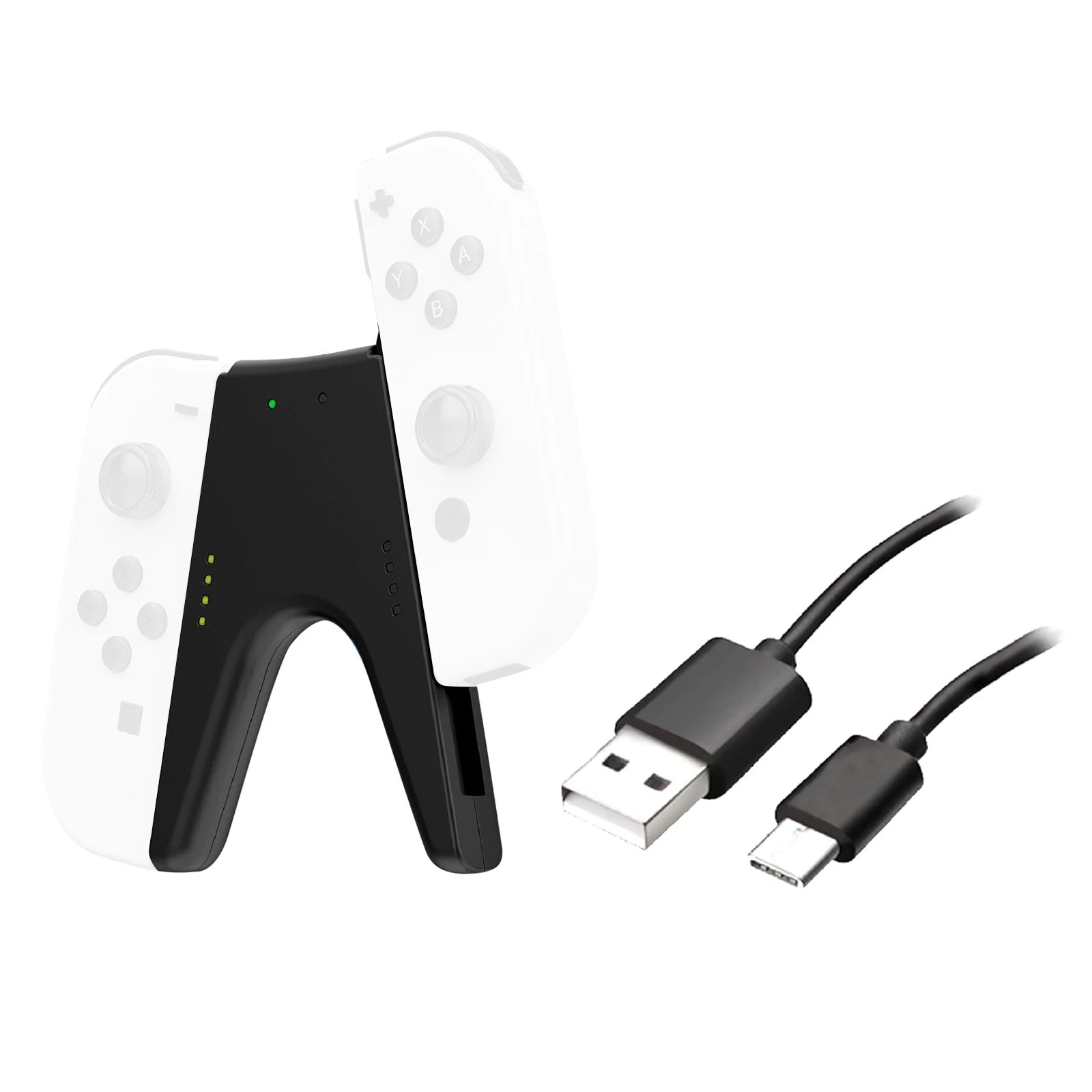 V Shaped Charging Grip With Type-c Port Usb Charger For Nintendo