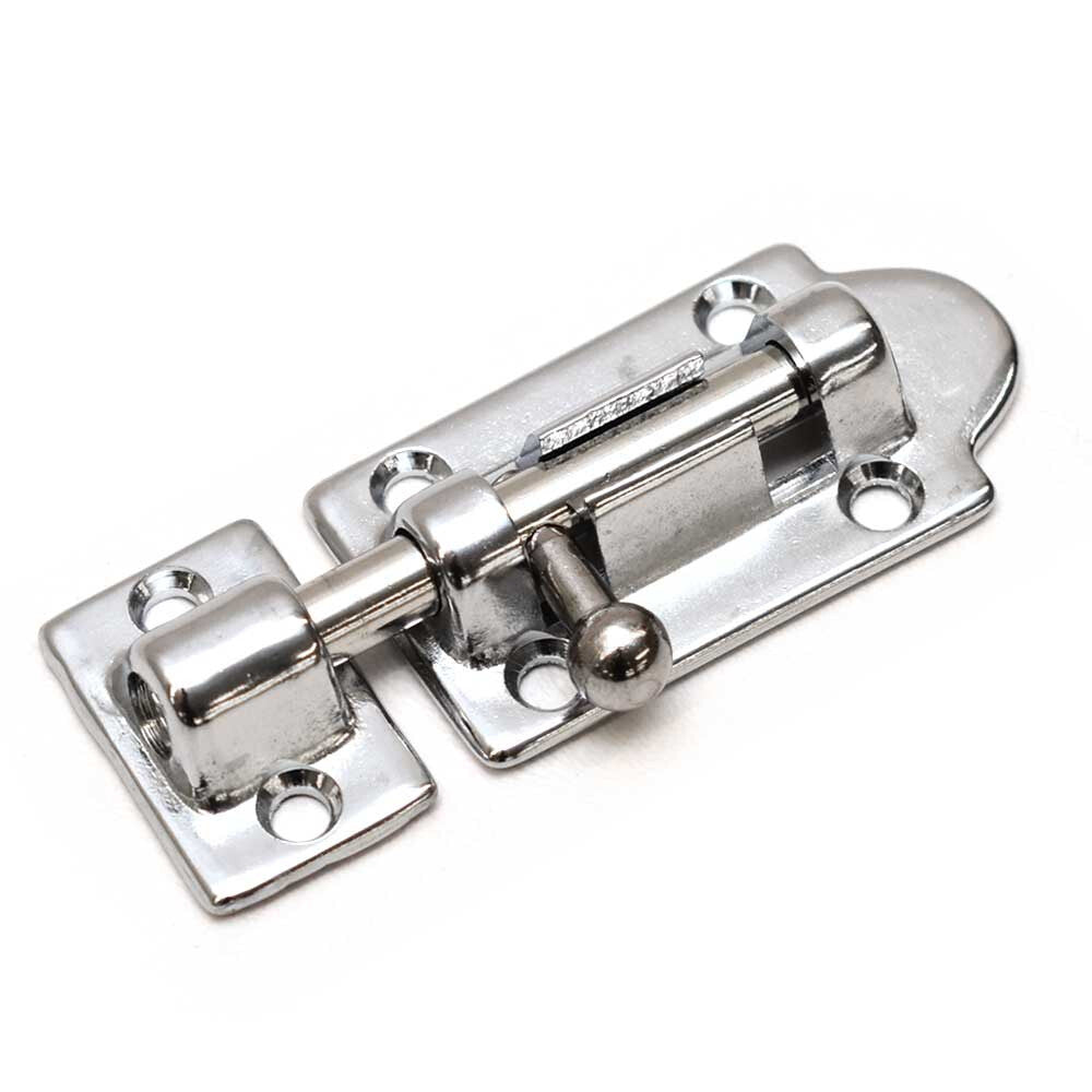 Lowe Boat Barrel Bolt Lock 2148252 | Sliding 2 7/8 Inch Chrome Brass by Lowe