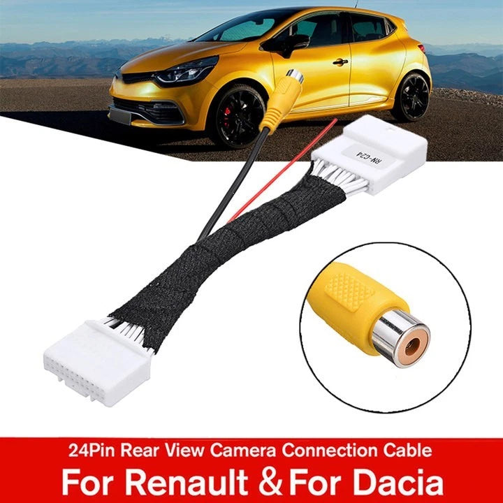 Adapter Adapter Cable Wire Fit Camera Car Rear For Dacia Plastic