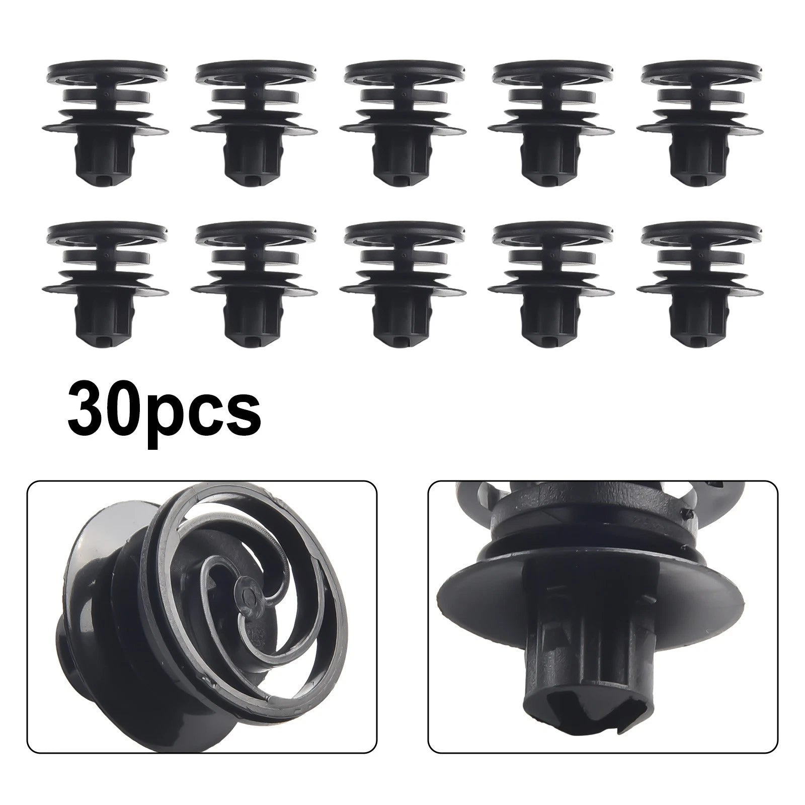 Flexible Fit Car Door Panel Clips 30pcs Retainer Rivets For Golf For