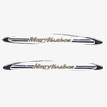 Logo Decals Misty Harbor Black Stickers by Misty Harbor