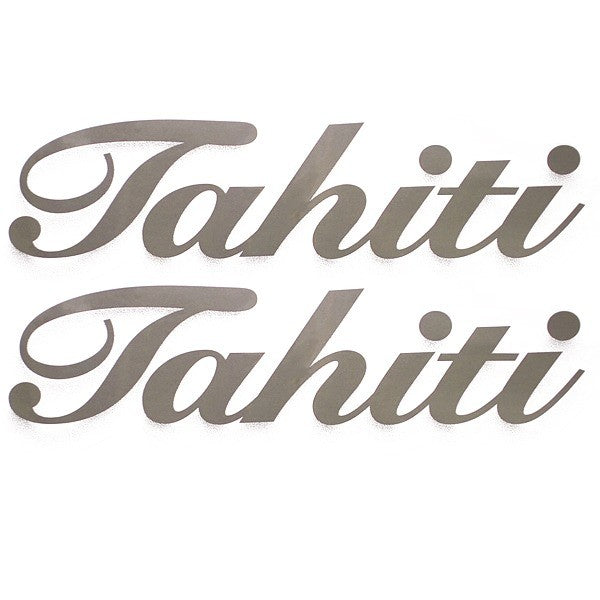 Model Decals Lowe Tahiti Sundeck Silver Stickers by Lowe