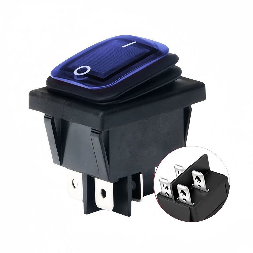 Rectangular Rocker Switch 20A 250VAC