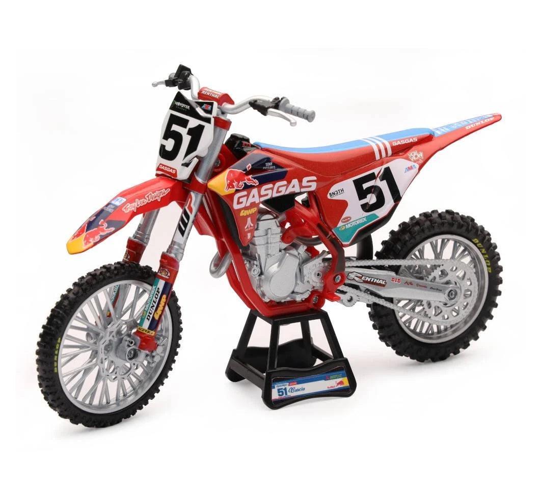 Newray Die Cast Model Gas Gas Red Bull Mc450f Justin Barcia #51,