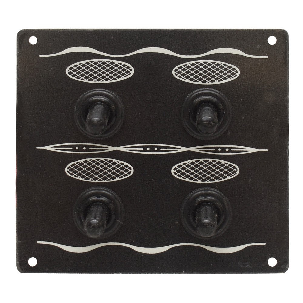 Whitecap Marine Toggle Switch Panel 3 3/4 x 4 1/4 Inch by Whitecap