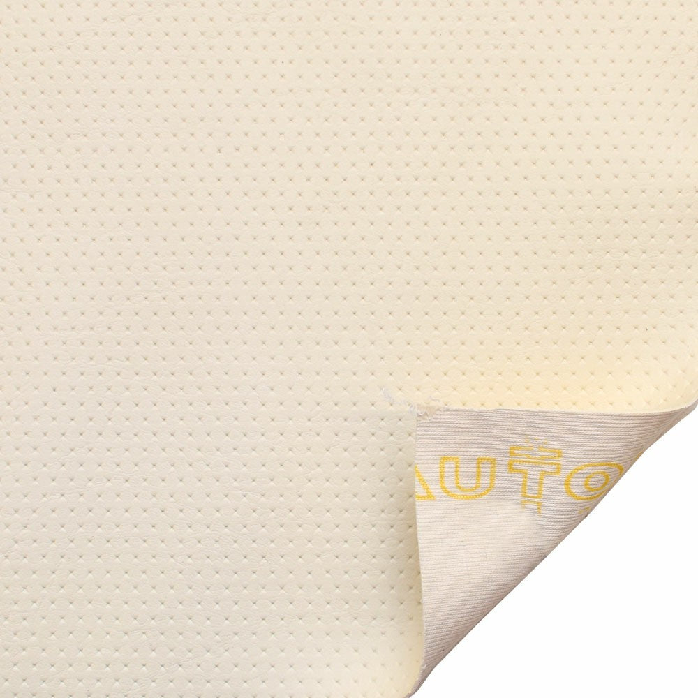 Knit Back Vinyl Perforated Cream 54 Inch