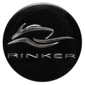 Boat Badge Decal Logo Sticker Black 1 5/8 Inch by Rinker