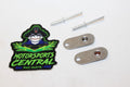 2 Yamaha Ex Exr Sport Limited Body Mounting Plate Fix Rivet On