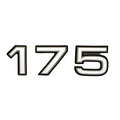Ranger Raised Decal 175 White Sticker by Ranger