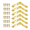 6 Set Zinc Alloy, Thicker And Firm Small Hinges With Screws For Face