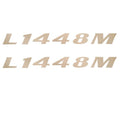 Brand Decal Lowe L1448 M Ivory 11 1/4 x 1 Inch by Lowe