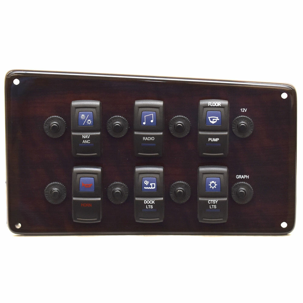 Smoker Craft Boat Dash Switch Panel by Smoker Craft
