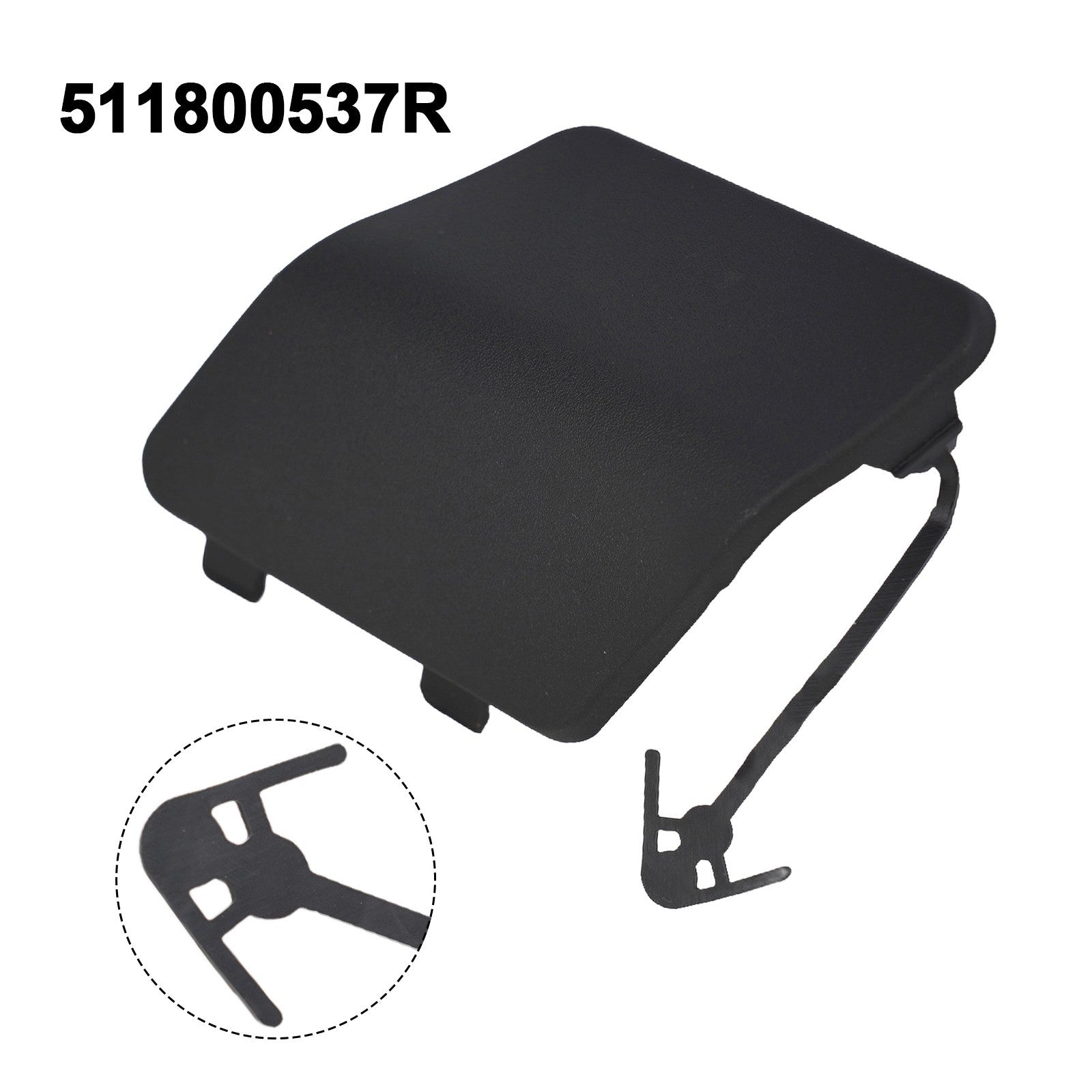 Bumper Front Towing Tow Hook-hole Eye Cover For Renault For-511800537r