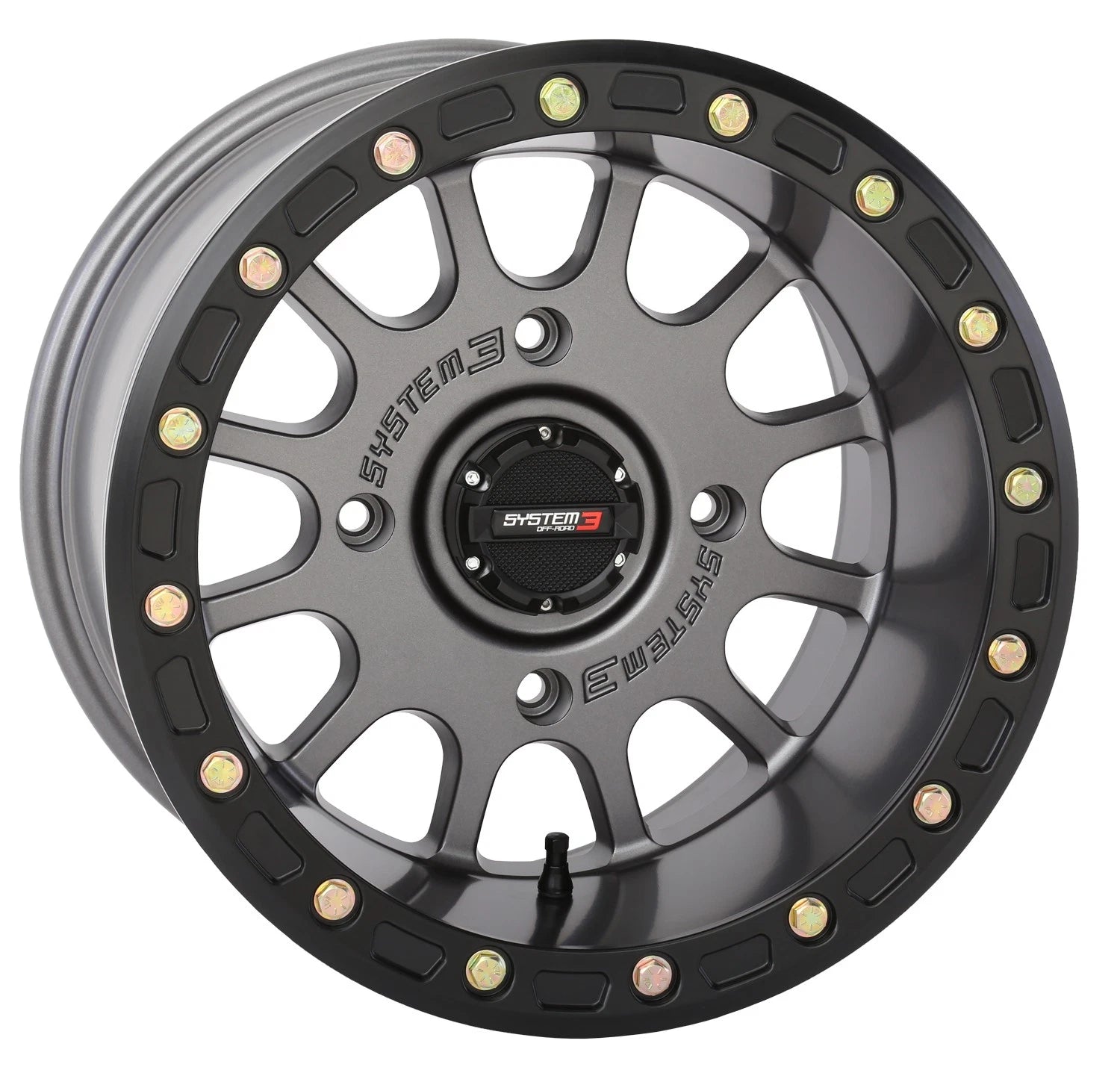 System 3 Sb5 Bl Wheel 15x10 5+5 (5mm) 4/156 Matte Gunmetal Grey For