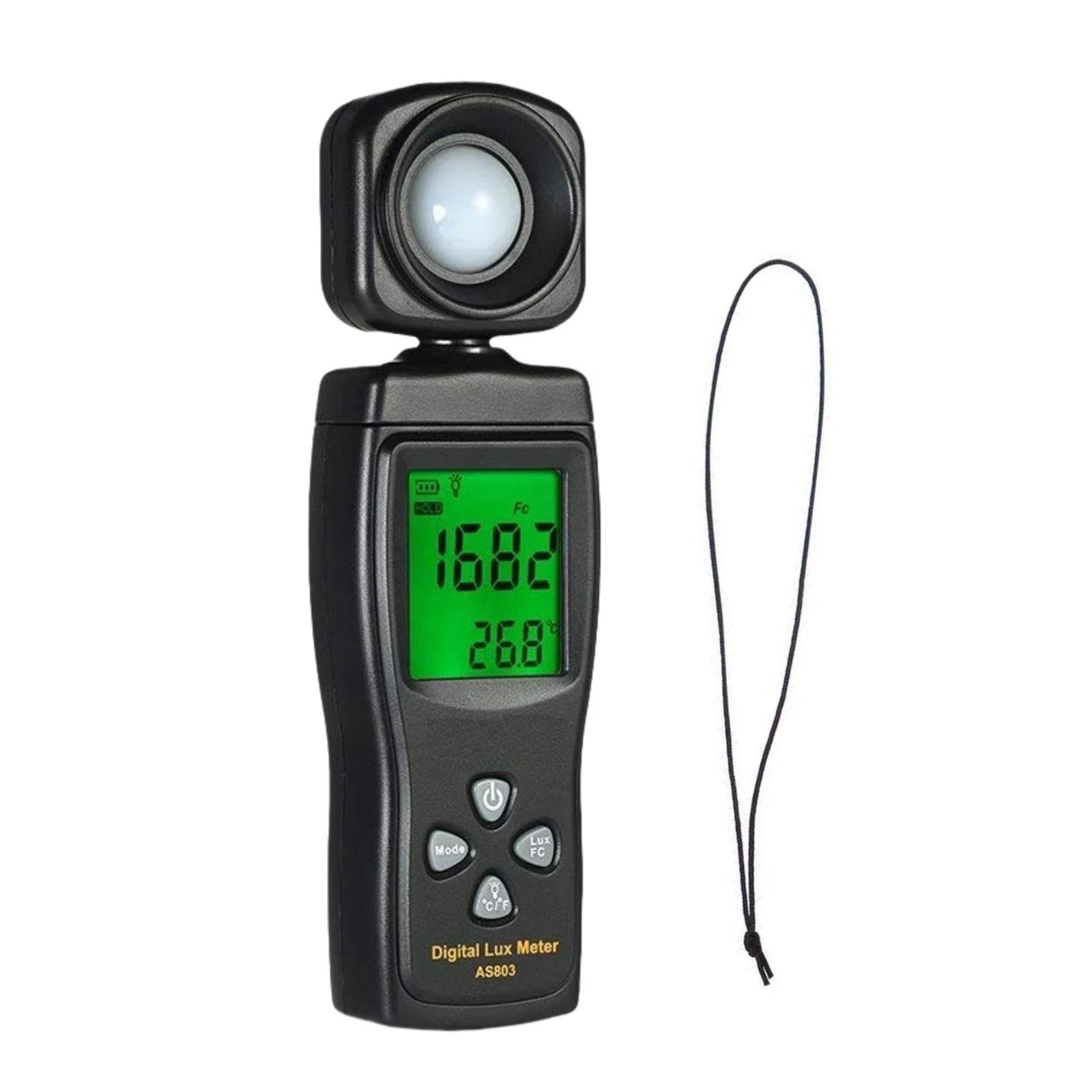 Compact&lightw<wbr/>eight Illuminance Meter 1-200k Lux For Multiple