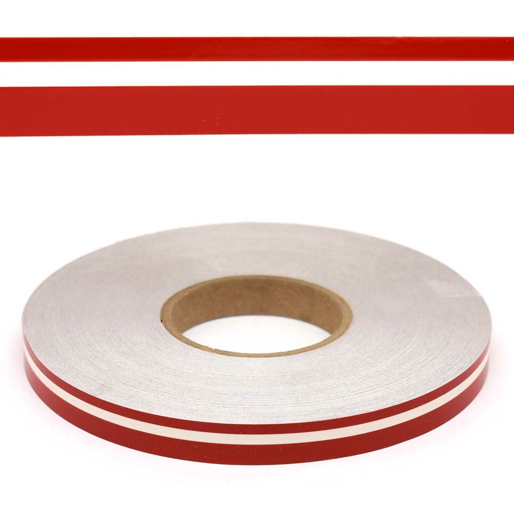 Tracker Pinstripe Decal Red Clear 1/2 Inch by Tracker