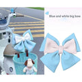 Electric Vehicle Helmet Bow Cloth Ribbon Decoration Easy Install