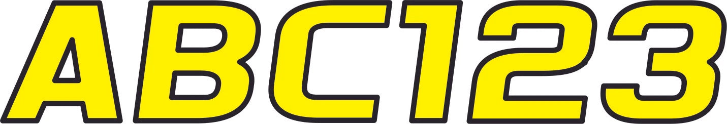 Hardline 700 Pwc Kit Yellow/black Graphics For Kawasaki Watercraft