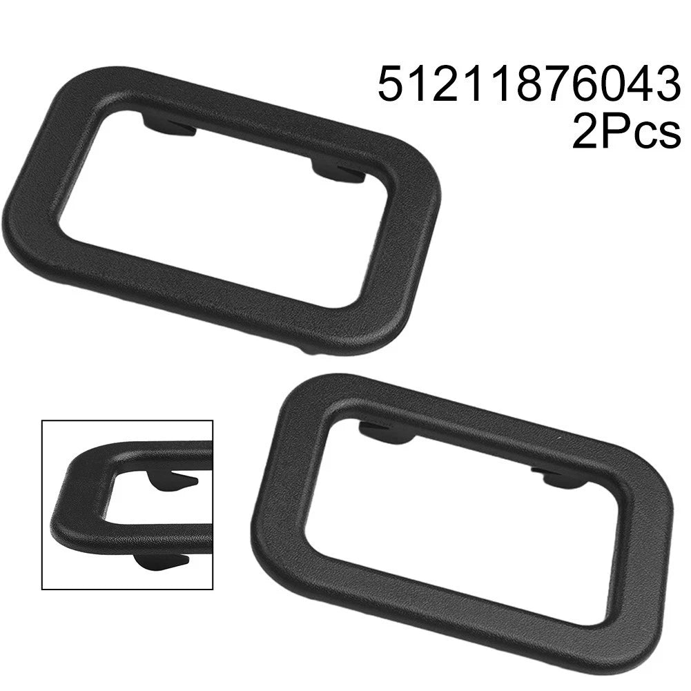 Door Handle Trim Parts 2x/set 51211876043 Bezel For E30 E28 E24 E23