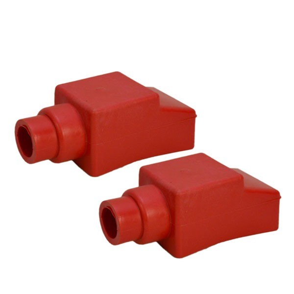 Boat Cable Neck Boot Red 11/16 Inch Rubber (Pair) by Sea Ray