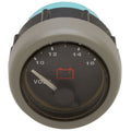 Faria Boat Volt Meter Gauge Gray Black 2 Inch by Faria