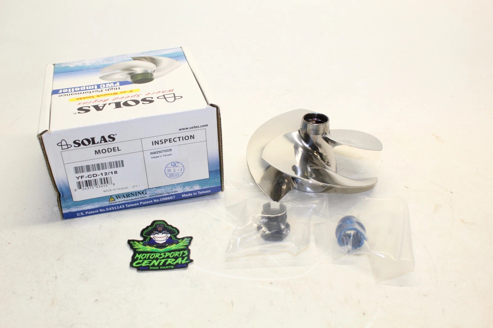 Yamaha Waverunner Solas Impeller Yf-cd-12/18 Fx140 Fx Xl Xlt 1200 Ar