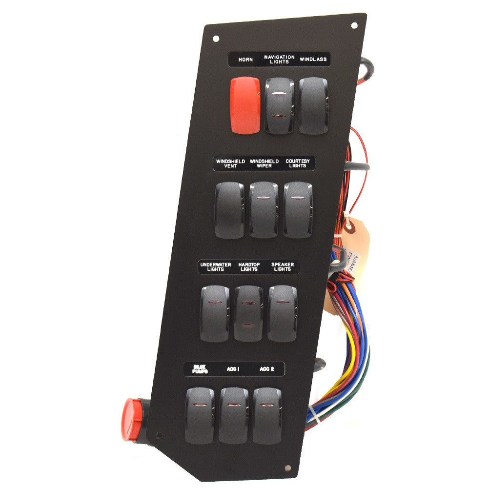 Port Side Switch Panel Blackfin 332CC Aluminum by Blackfin