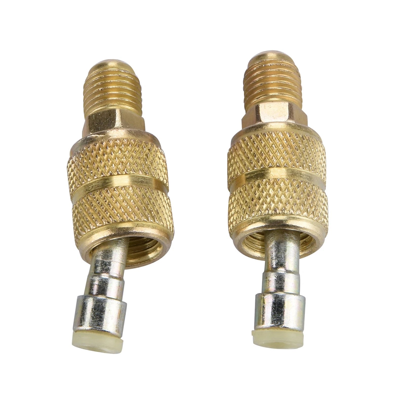 2* R410a Charging Vacuum Port Adapter Split Air Conditioner Brass