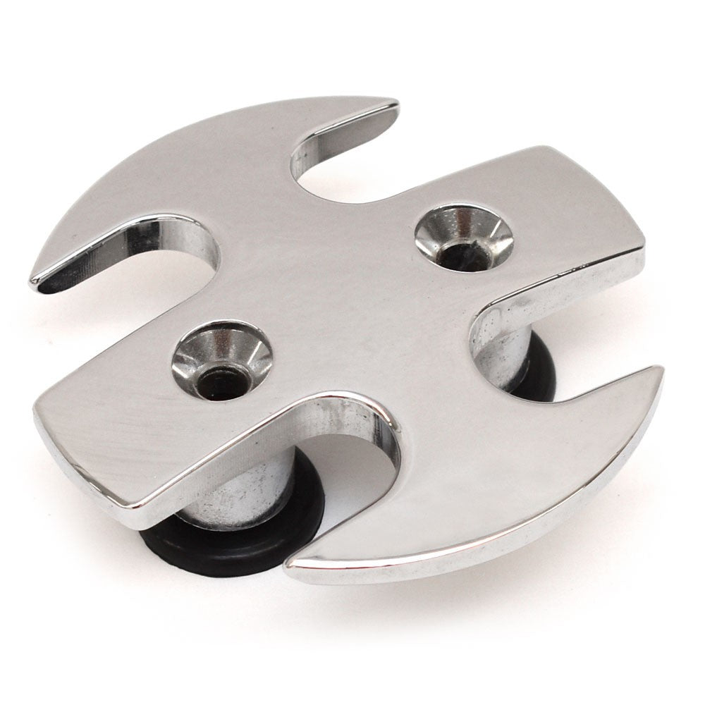 Boat Round Cleat Zamak Chrome Plated