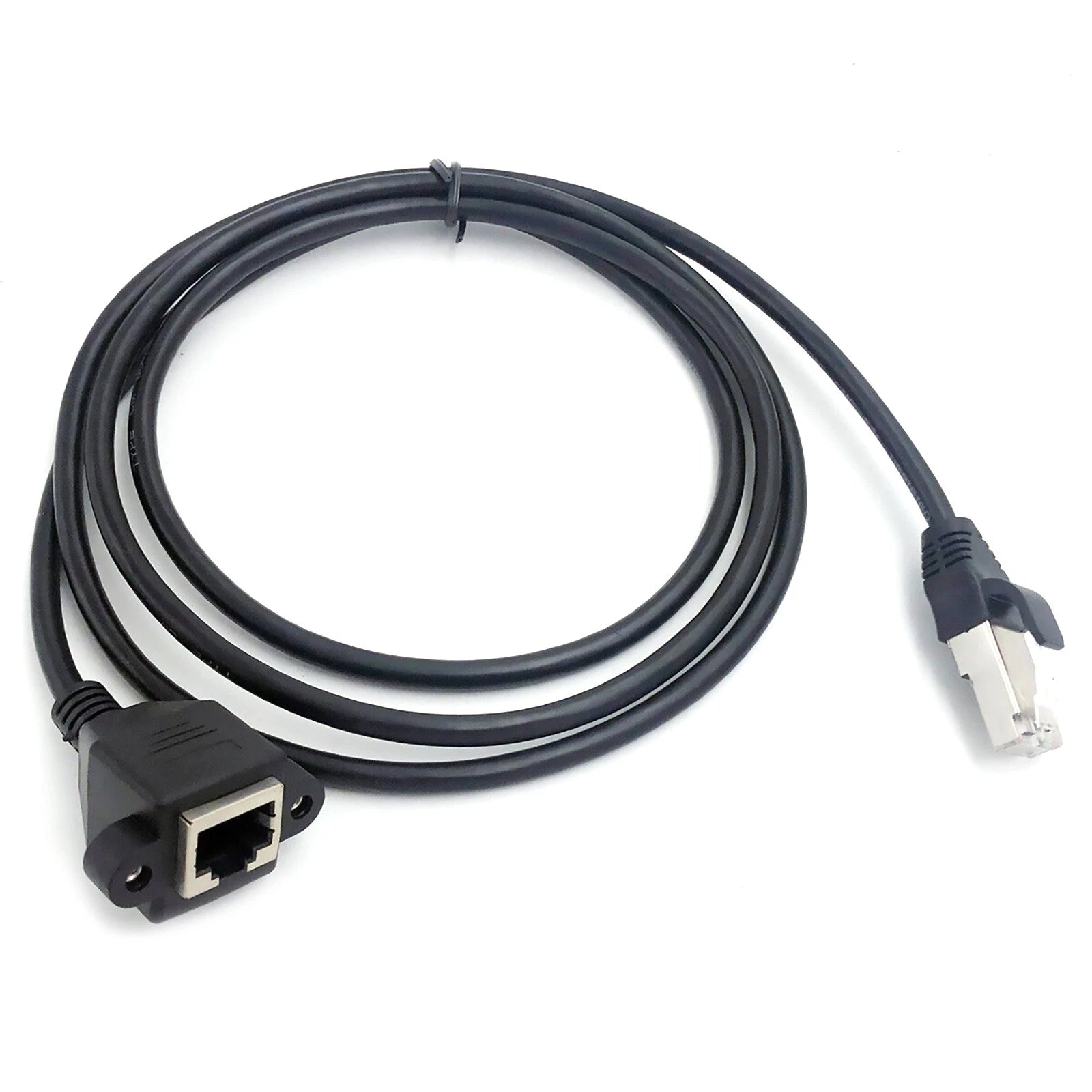 1* 8-pin Rj45 Extension Cable For Kenwood For Icom Radio Walkie