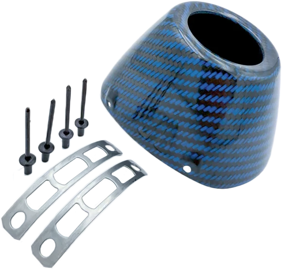 Fmf Carbon Cap 4.1 Blue Carbon Exhaust End Cap For Offroad Vehicles