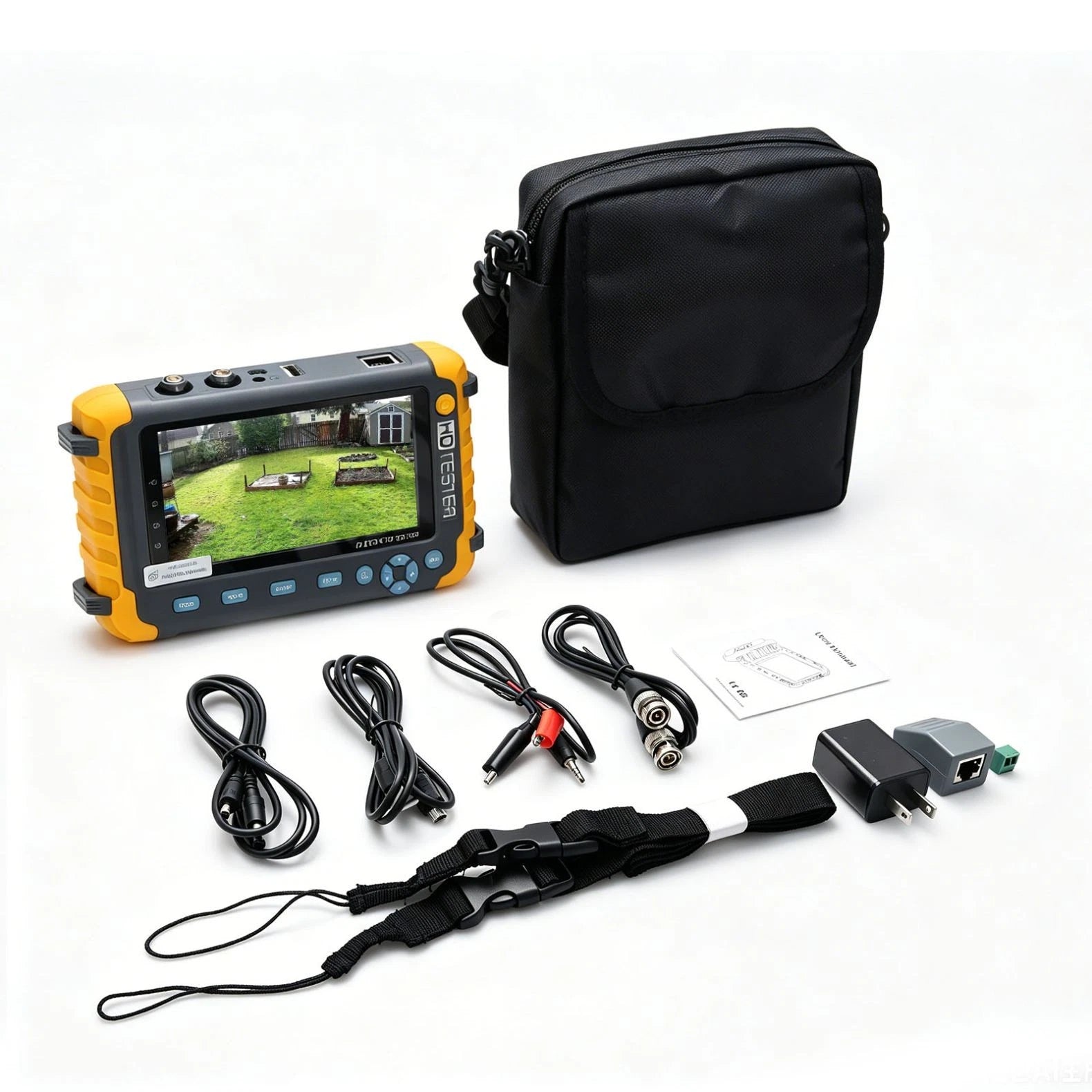 5 Inch Hd Cctv Camera Tester 8mp Ahd Tvi Cvi Cvbs Coaxial Monitor