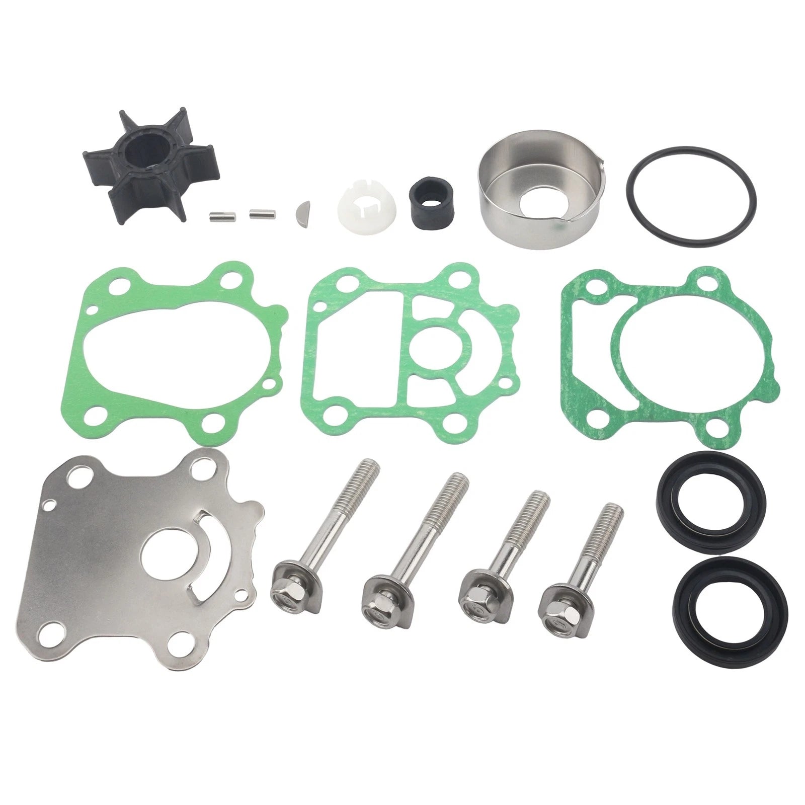 Water Pump Repair Kit Replaces Yamaha 4-stroke 70hp 6cj-w0078-00